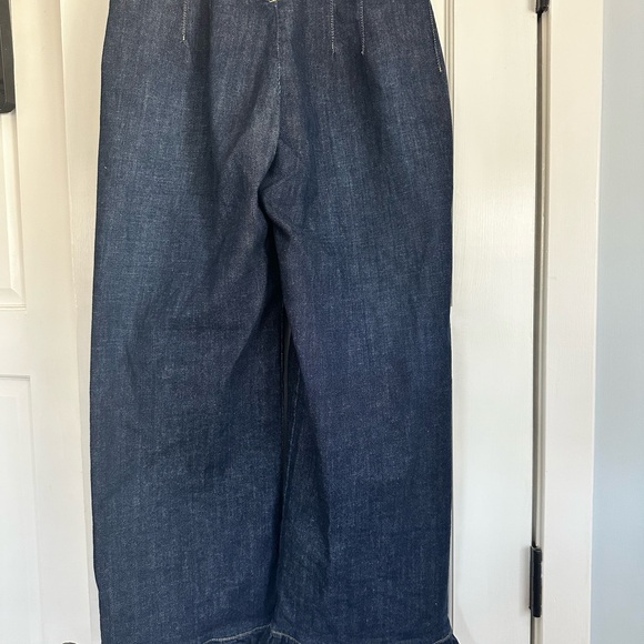 Maeve Colette Ruffle Hem Crop Wide Leg Jeans size 26 - Picture 15 of 15